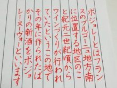 ひらがなカタカナ漢字をバランス良く練習できる【ペン字6回コース・11月のお手本/縦書き】